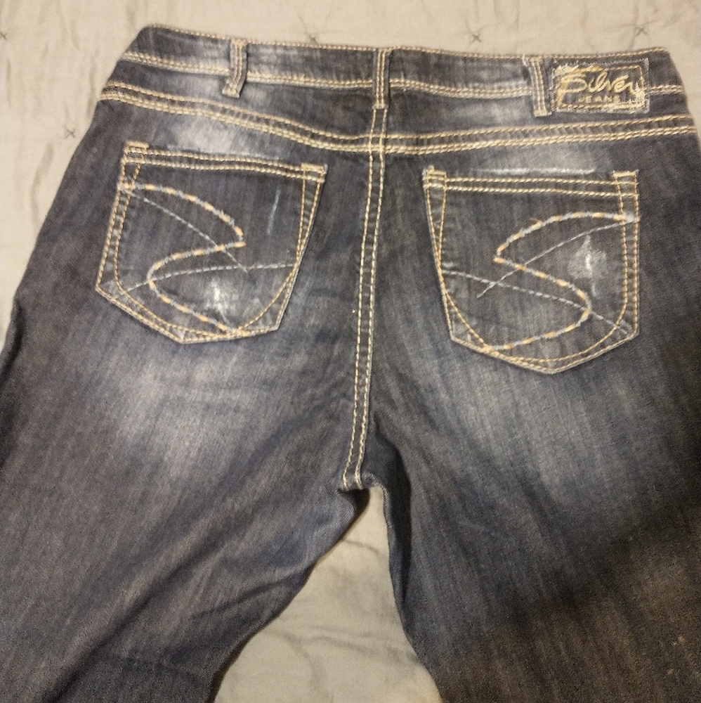 Size 16 silver jeans